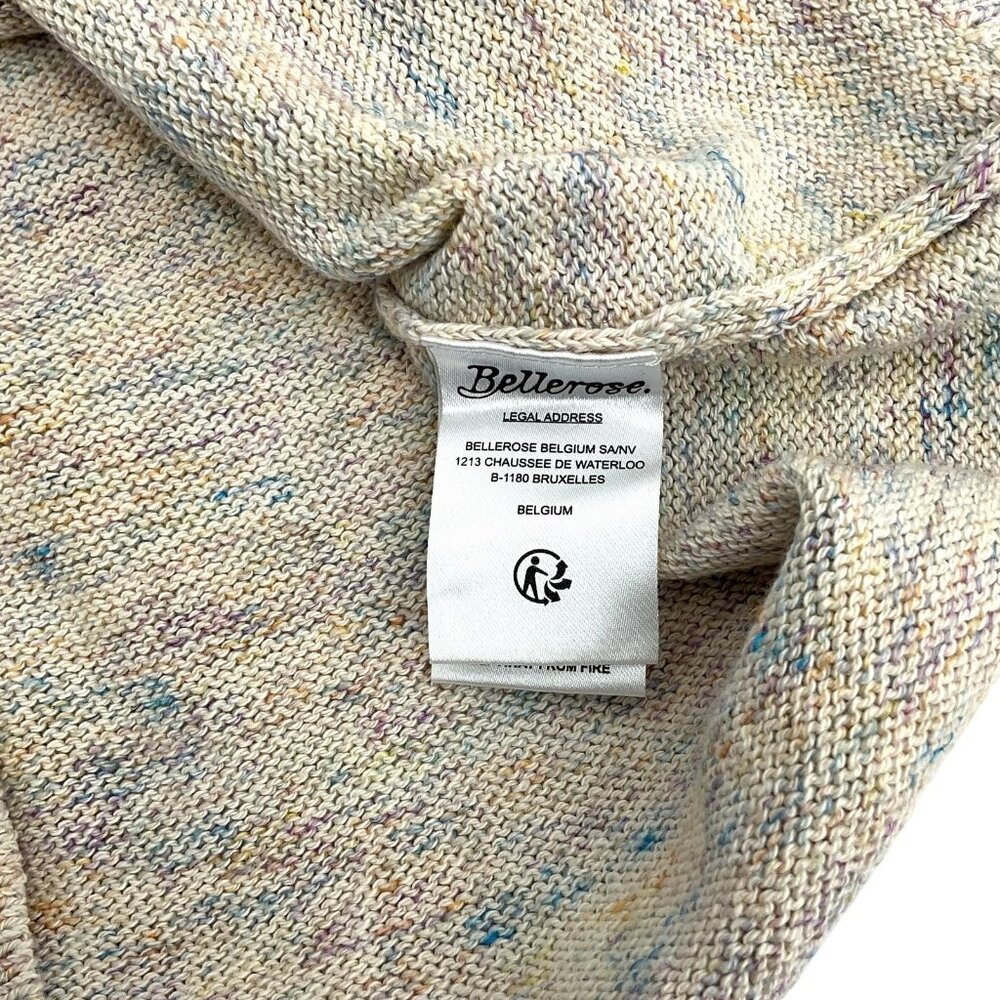 Bellerose Avogy Sweater Womens Small Beige Cotton Acrylic Linen Knit Pullover - Picture 7 of 12